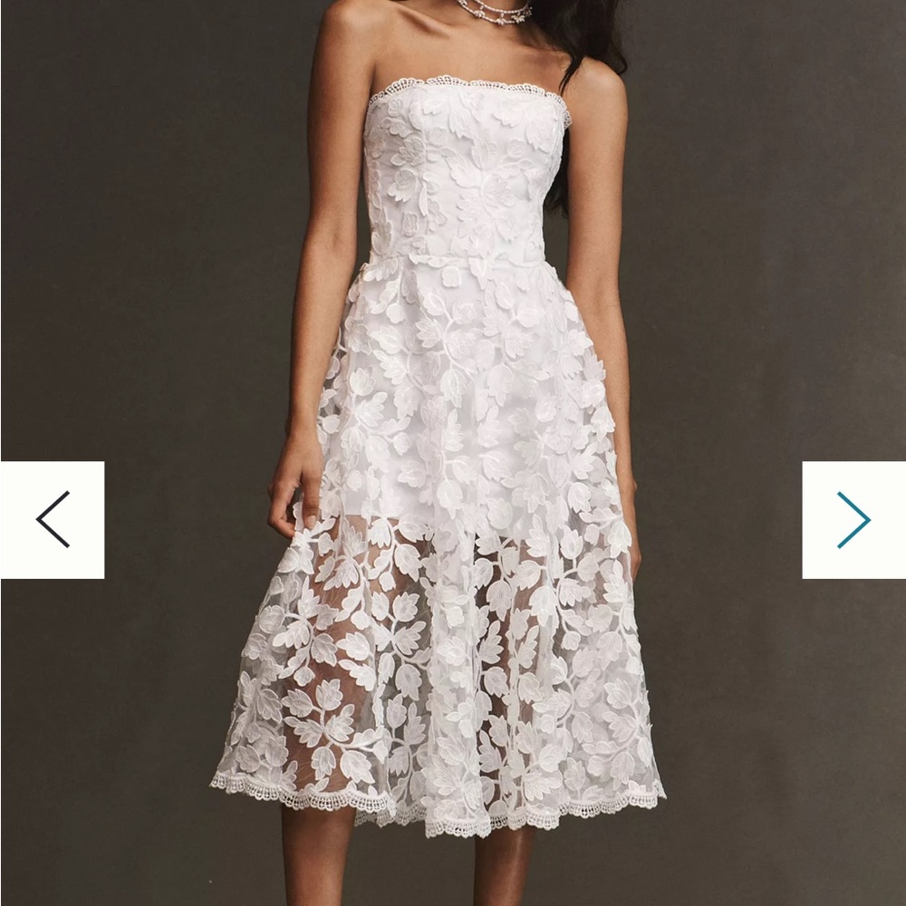 Helsi Florence Strapless A-Line Midi Dress